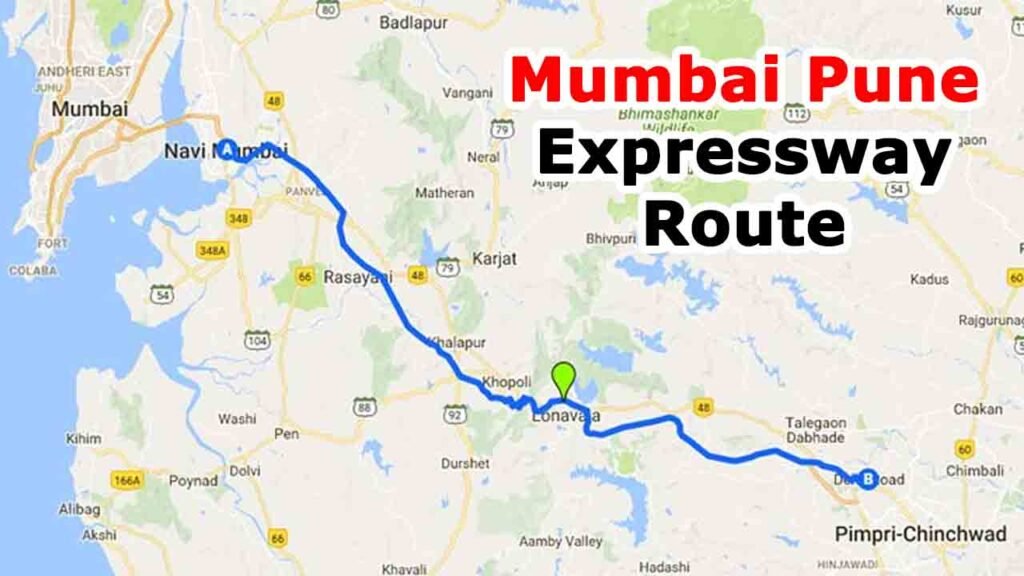 Mumbai Pune Expressway Route