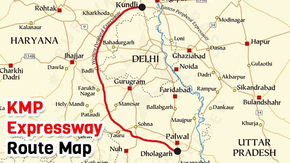 KMP Expressway Route Map