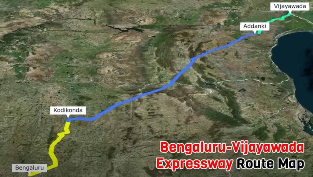 Bengaluru-Vijayawada Expressway Route