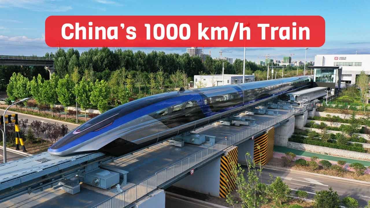 China's Maglev Train Successfully Completes Demonstration Test With 1000 Kph Speed