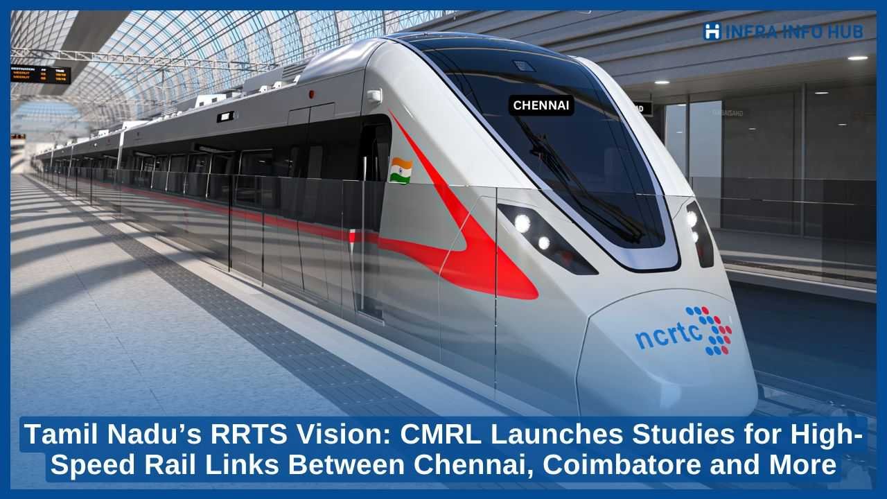 Tamil Nadu’s RRTS Vision CMRL Launches Studies for High-Speed Rail Links Between Chennai, Coimbatore and More
