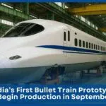 India’s First Bullet Train Prototype Set to Begin Production in September 2025