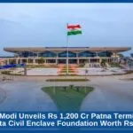 PM Modi Unveils Rs 1,200 Cr Patna Terminal, Lays Bihta Civil Enclave Foundation Worth Rs 1,410 Cr