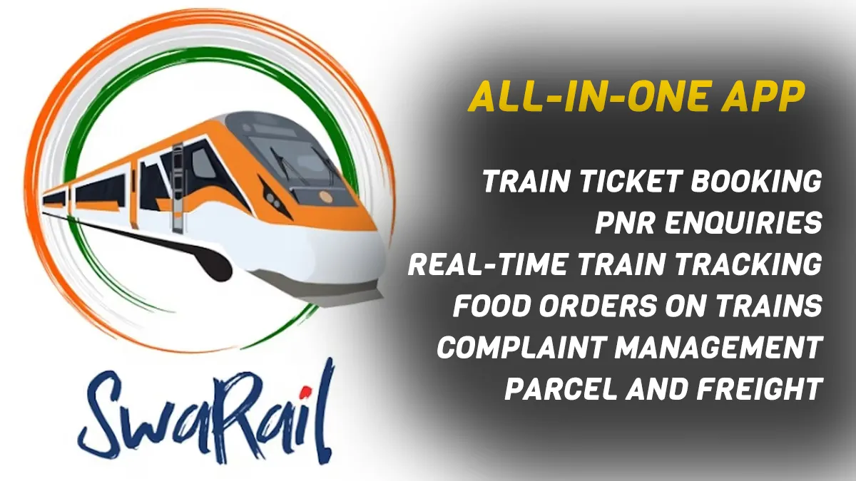 SWARAIL App Launched Indian Railways
